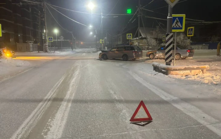 В Якутске в ДТП пострадали двое человек
