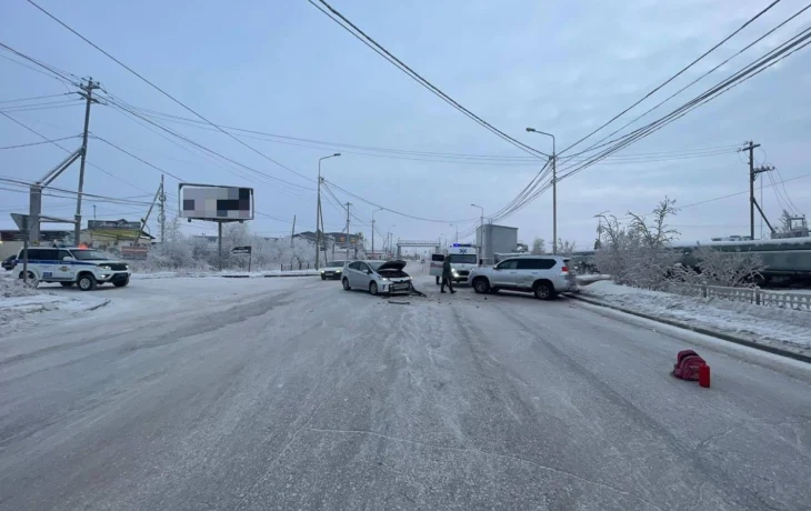 В Якутске за прошедшие выходные в ДТП пострадали трое человек
