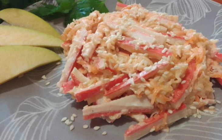 салат из крабовых палочек 9