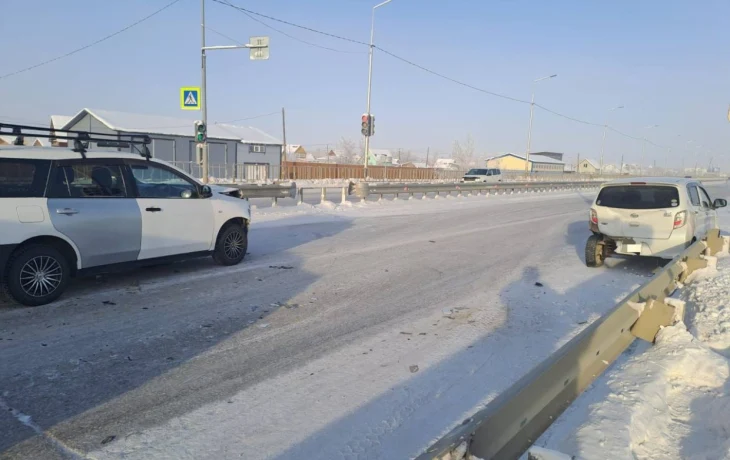 В Якутске в ДТП пострадали двое человек
