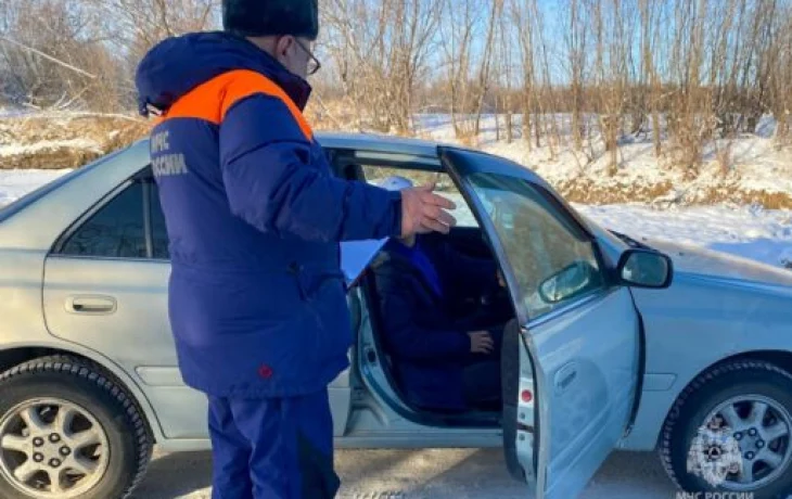 Открылась первая ледовая переправа