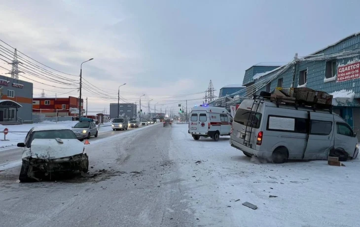 В Якутске за сутки в ДТП пострадали трое человек