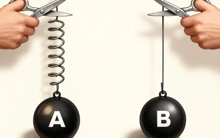 Какой шар упадет первым? 99% людей ошибаются, а вы?