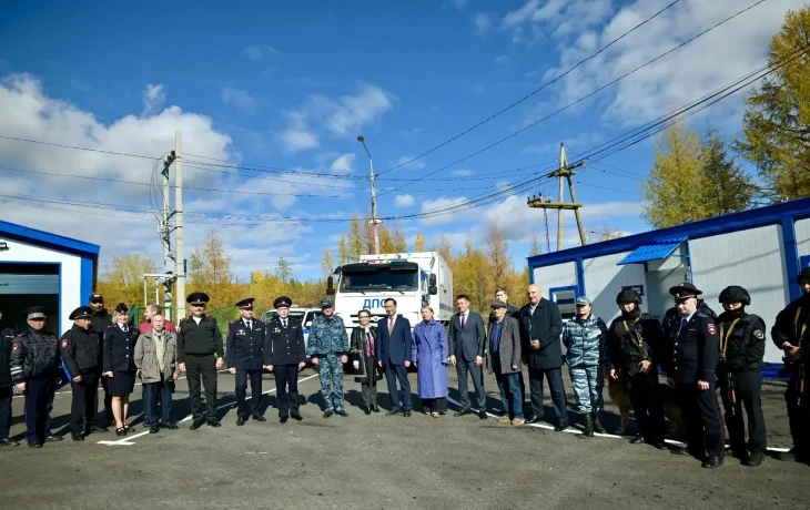 В селе Иенгра запустили модульный пост полиции для контроля федеральной автотрассы &laquo;Лена&raquo;