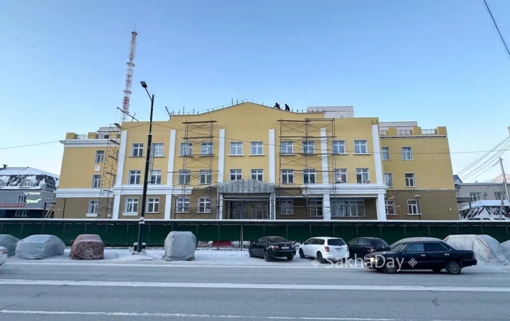 Фотофакт: Строительство центральной школы в Якутске выходит на финишную прямую