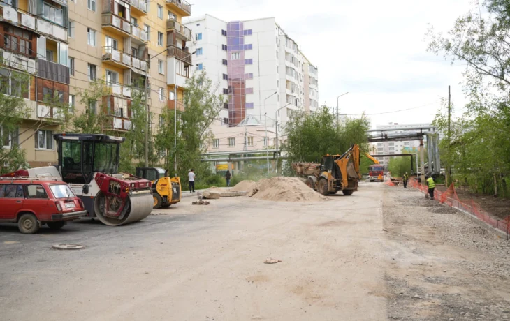 В Якутске завершают капитальный ремонт улицы Белинского