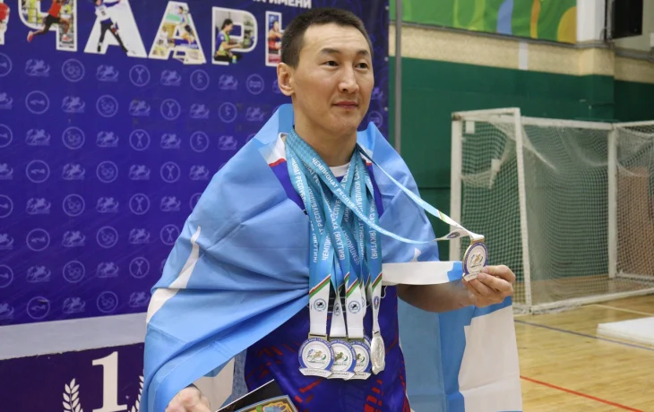 Верхоянский многоборец Петр Прудецкий во второй раз завоевал золото чемпионата Якутии