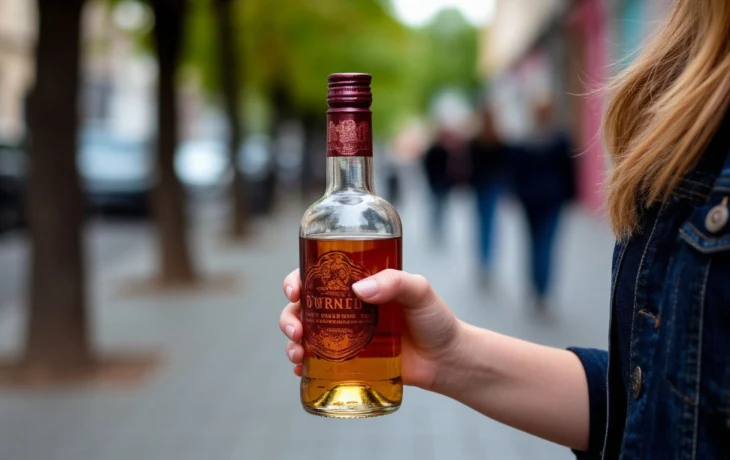 Женщина с младенцем на руках распивала алкоголь на улице в Якутске