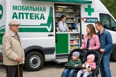 С 1 сентября в России запустят передвижные аптеки для отдаленных сёл