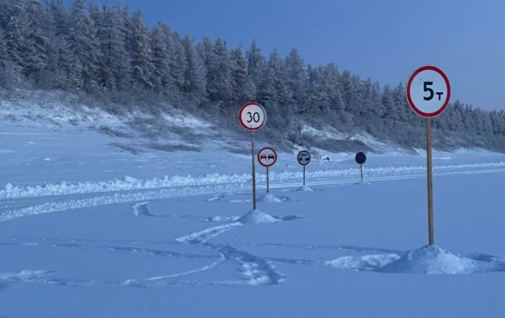 Открыт зимник на автодороге &laquo;Анабар&raquo; в Якутии