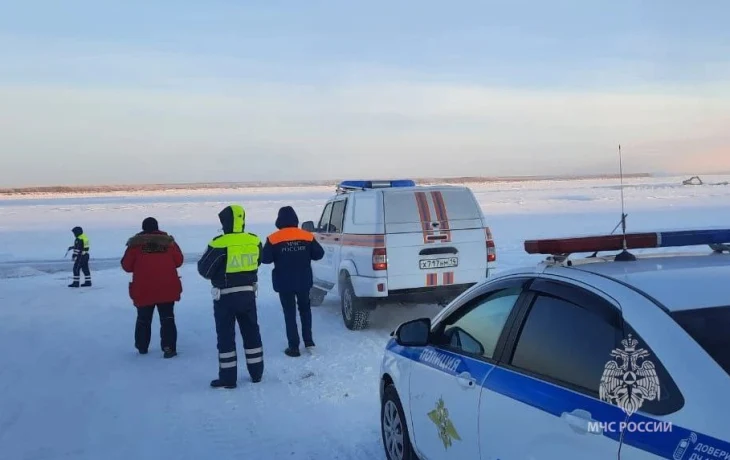 Семь нарушителей оштрафованы за выезд на лед в Якутии