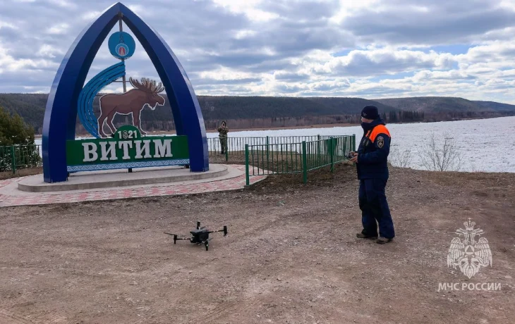 На реке Лене в Якутии сформировались два участка ледохода