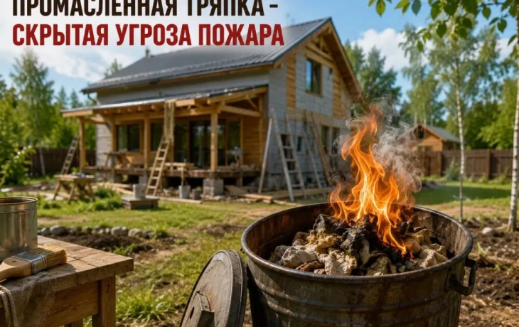 &laquo;Вспыхнуло само собой&raquo;: как промасленная ветошь сжигает гаражи и дома
