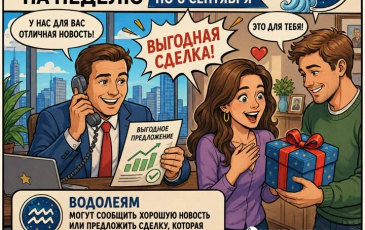 Гороскоп на неделю с 31 августа по 6 сентября: что обещают звёзды