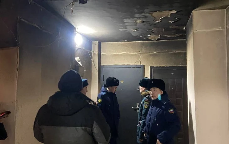 Жители дома на проспекте в Якутске, где произошел пожар, могут остаться без отопления
