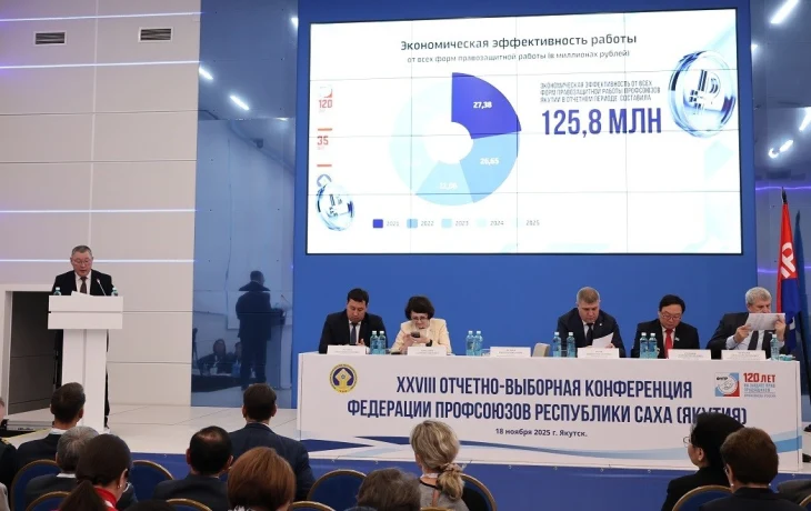 Лидером профсоюзов Якутии вновь избран Николай Дегтярёв