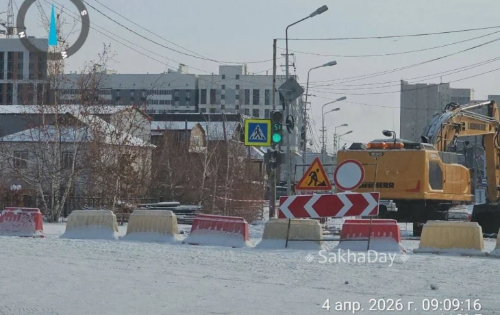 Улицу Дежнева в Якутске откроют раньше срока
