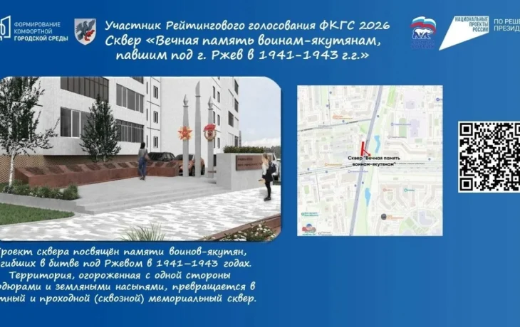 В Якутске продолжается голосование за проекты благоустройства