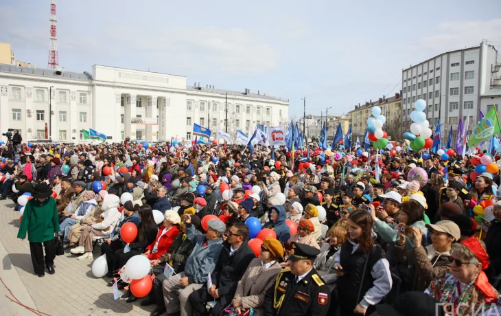 В Якутске отметили Первомай чествованием трудящихся и трудовых династий