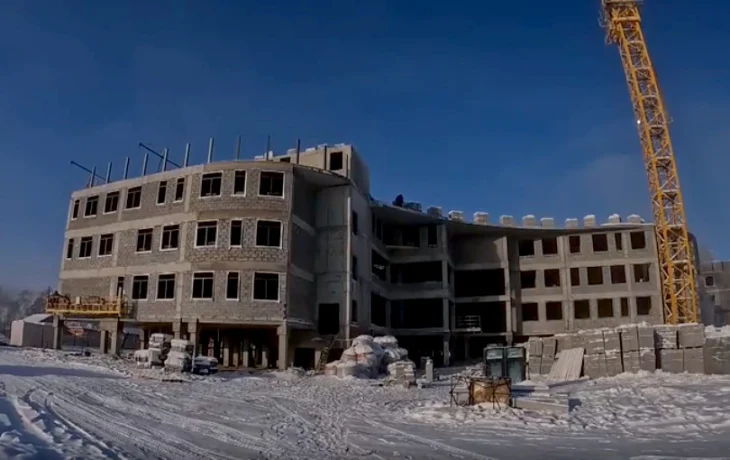 Строительство нового корпуса Высшей школы музыки Якутии ведется по графику