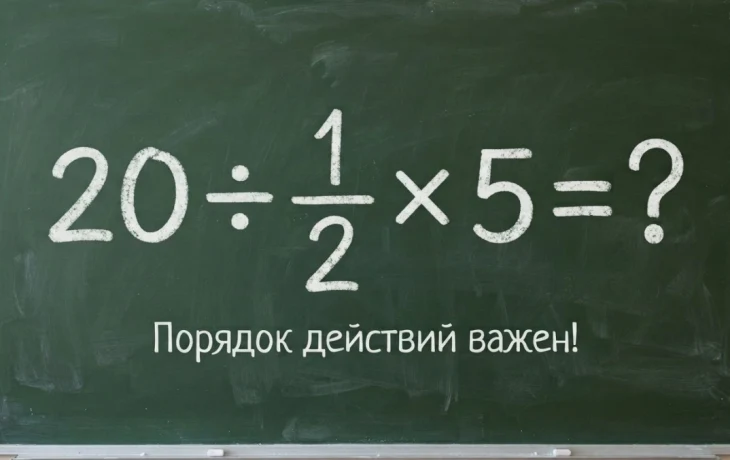 Задачка только для математиков 80 уровня: сможете решить этот пример с дробью?
