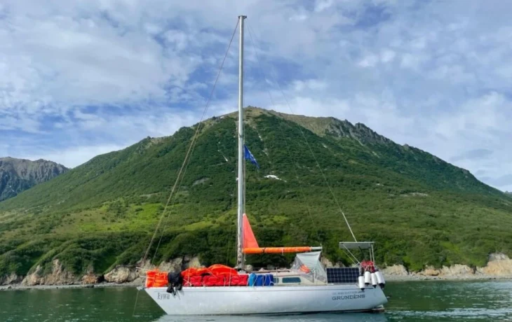 Якутские мореплаватели на яхте &laquo;Эйва&raquo; достигли ворот Камчатки