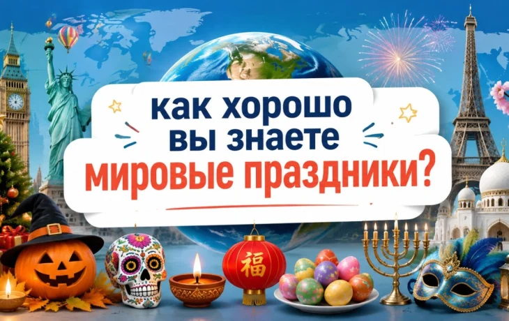 Тест: как хорошо вы знаете мировые праздники? 10 вопросов для эрудитов