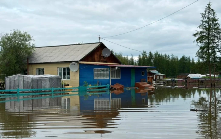 Неожиданный паводок: Поселок Сайды ушёл под воду