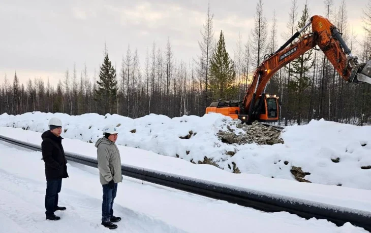 Строительство газопровода-отвода в Вилюйском улусе продолжается