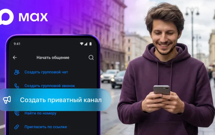 Пользователи МАХ могут создавать приватные каналы