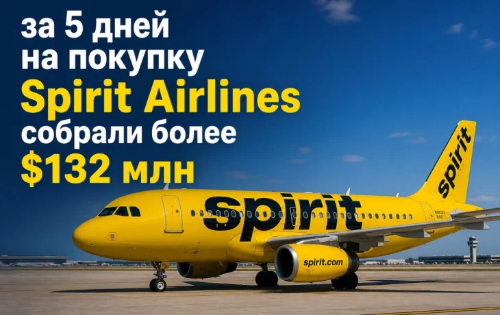 &laquo;Шутка тиктокера превратилась в народную кампанию: за 5 дней на покупку Spirit Airlines собрали более $132 млн&raquo;
