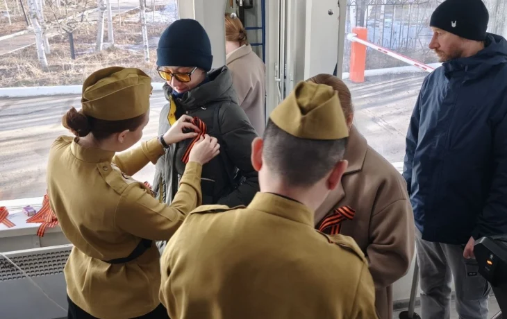 Якутские энергетики приняли участие в акции &laquo;Георгиевская ленточка&raquo;