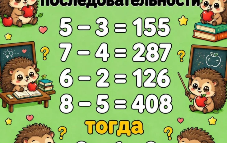 5&minus;3=155: найдите скрытую закономерность и решите пример