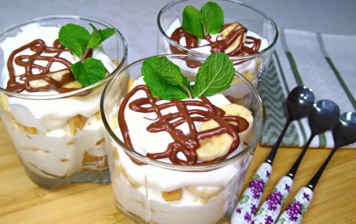 Вкуснее любого мороженого: нежный французский десерт из&nbsp;персиков и&nbsp;бананов за&nbsp;считаные минуты