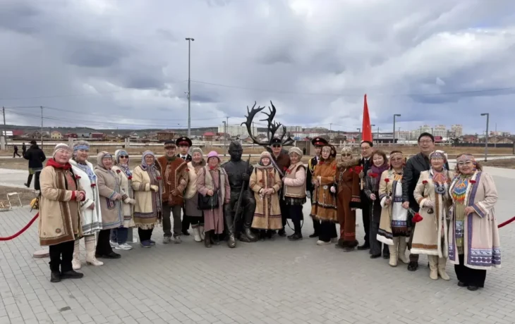 В Якутске почтили память легендарного снайпера Ивана Кульбертинова