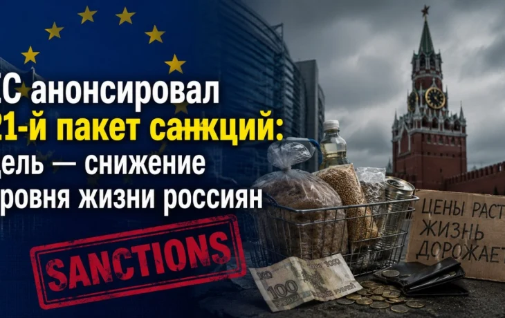 ЕС анонсировал 21-й пакет санкций: цель &mdash; снижение уровня жизни россиян