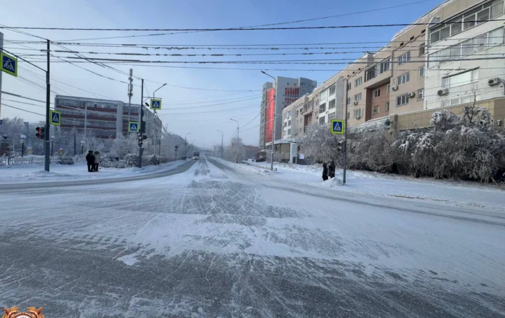 В Якутске водитель наехал на ребенка, переходившего дорогу