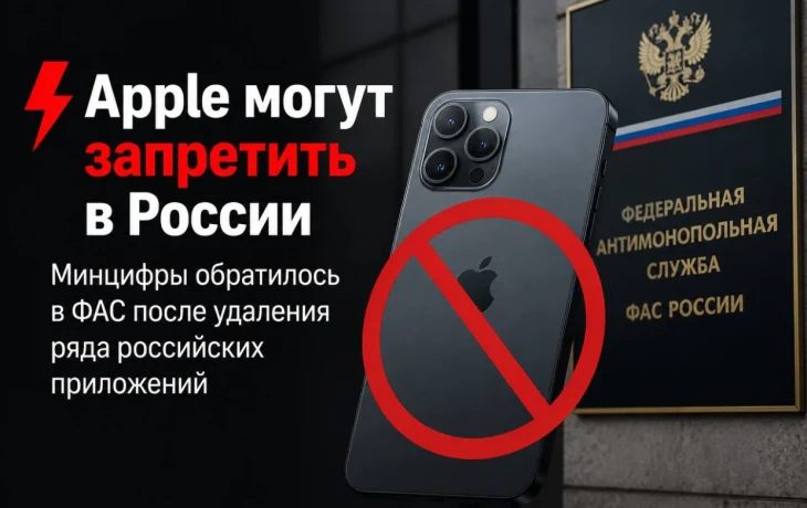 Минцифры обратилось в ФАС из-за удаления приложений VK: Apple грозит запрет в России