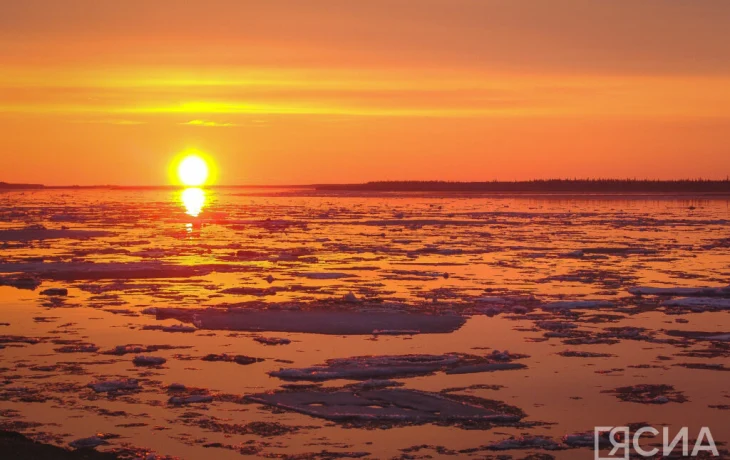 Нижняя кромка ледохода на Лене вышла в устье