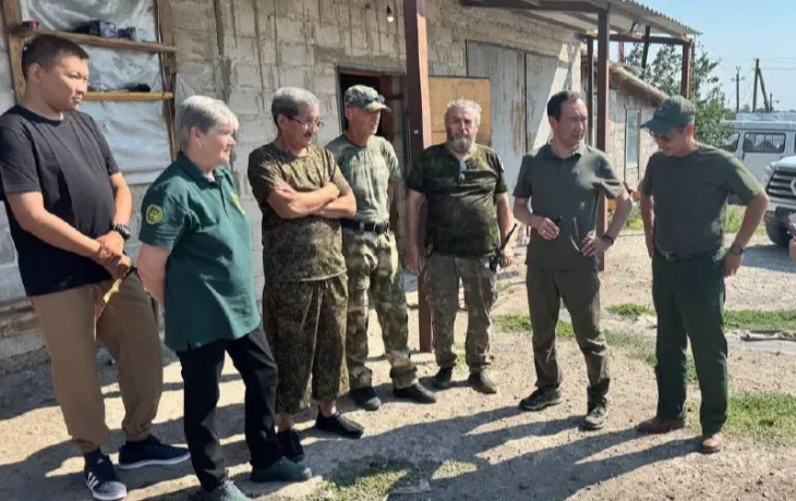 Айсен Николаев побывал в опорном пункте Якутии в ДНР