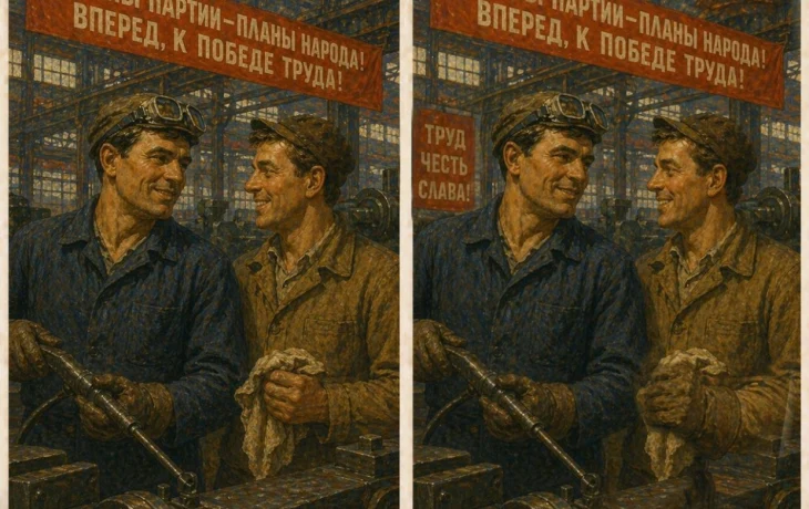 Тест на отличия эпохи СССР: пять секунд и советский завод - проверьте свою зоркость