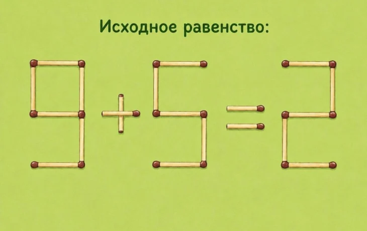 Загадка со спичками: одно движение, которое превращает абсурд в истину