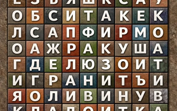 Найдите три слова: драгоценный камень, скальный обломок и профессию &mdash; проверьте свою внимательность