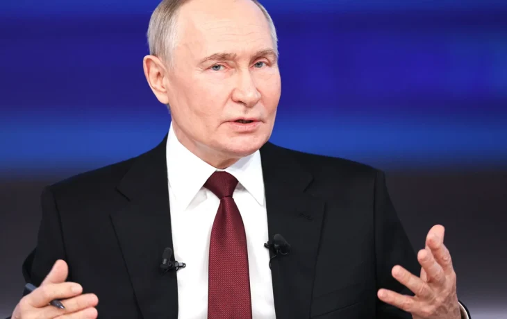 Более 1,6 миллиона обращений поступило на прямую линию с Путиным