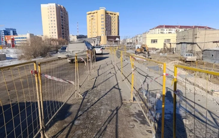 Перекрёсток четырёх улиц в Якутске реконструируют до октября 2026 года