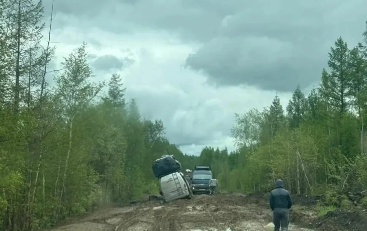 На трассе &laquo;Амга&raquo; ввели временное ограничение грузоподъемности