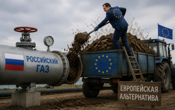 Коровий навоз вместо российского газа: новая стратегия ЕС - от скепсиса до отчаяния