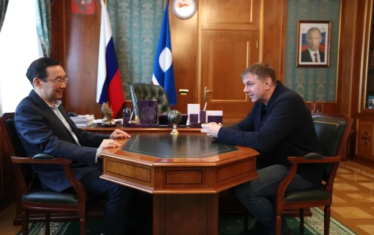 Айсен Николаев встретился с директором Русского театра Якутска