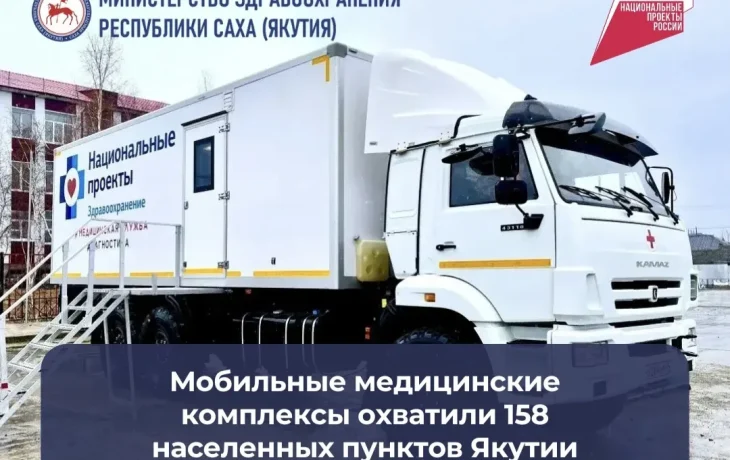 Более 27 тысяч жителей Якутии прошли обследование в мобильных медкомплексах