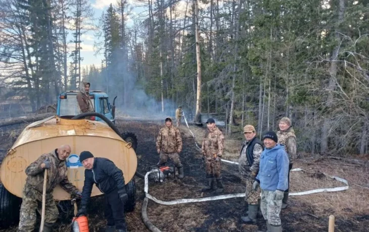 В Якутии с начала сезона ликвидировали пять природных пожаров